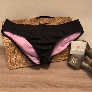 NWT Black Athleta bikini bottoms